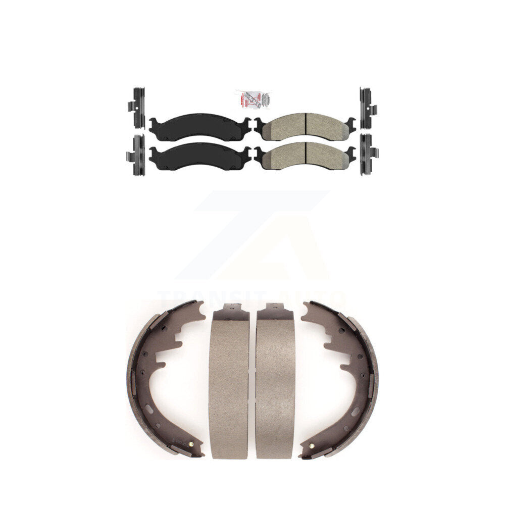 Transit Auto KNN-101354 Disc Brake Pad for 1998-2002 Dodge Ram 2500 Van, Dodge B2500, Dodge B3500 - Front and Rear