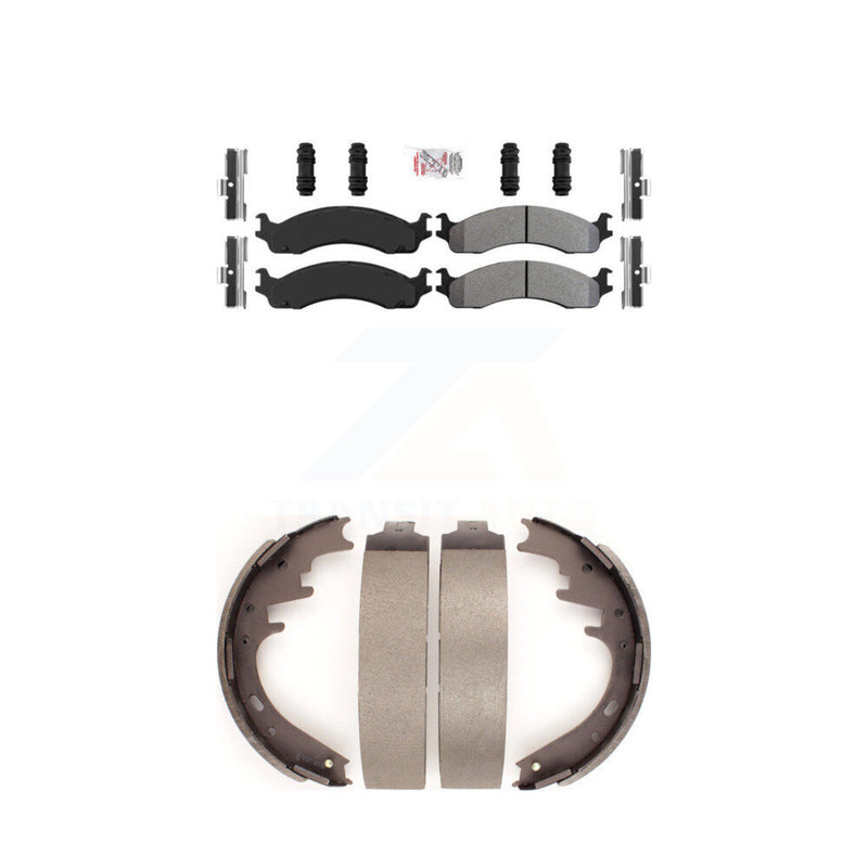 Transit Auto KNN-101355 Disc Brake Pad for 1998-2002 Dodge Ram 2500 Van, Dodge B2500, Dodge B3500 - Front and Rear