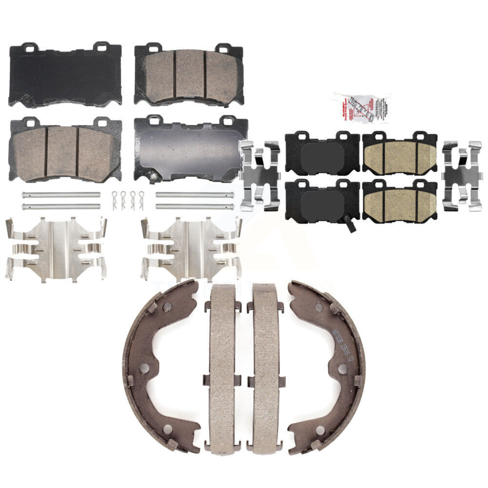 Transit Auto KNN-101356 Disc Brake Pad for 2008-2013 INFINITI G37 - Front and Rear