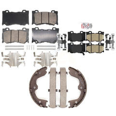Transit Auto KNN-101356 Disc Brake Pad for 2008-2013 INFINITI G37 - Front and Rear