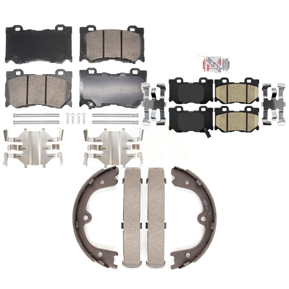 Transit Auto KNN-101357 Disc Brake Pad for 2009-2013 INFINITI FX50 - Front and Rear