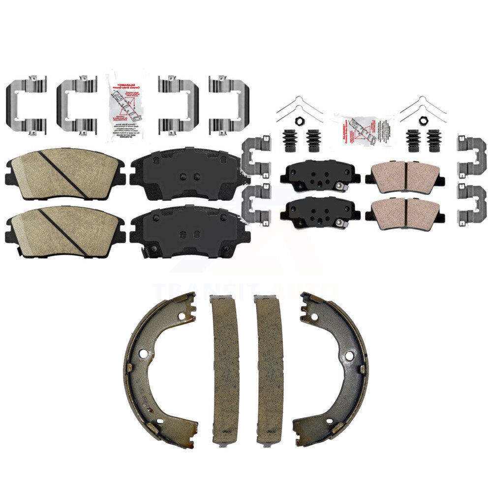 Transit Auto KNN-101359 Disc Brake Pad for 2017-2022 Hyundai Tucson, Kia Sportage - Front and Rear