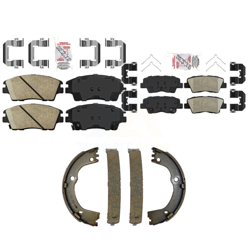 Transit Auto KNN-101360 Disc Brake Pad for 2016-2022 Hyundai Tucson, Kia Sportage - Front and Rear