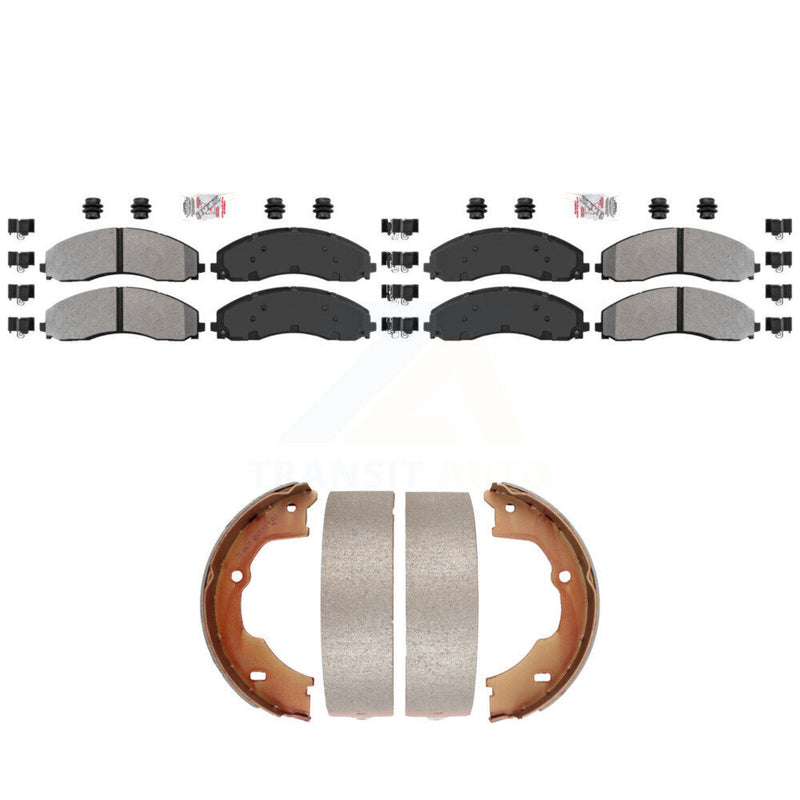 Transit Auto KNN-101361 Disc Brake Pad for 2017-2022 Ford F-600 Super Duty, Ford F-450 Super Duty, Ford F-550 Super Duty - Front and Rear