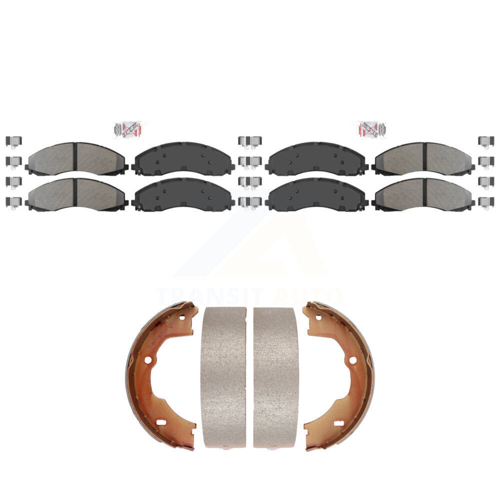 Transit Auto KNN-101364 Disc Brake Pad for 2017-2022 Ford F-600 Super Duty, Ford F-450 Super Duty, Ford F-550 Super Duty - Front and Rear