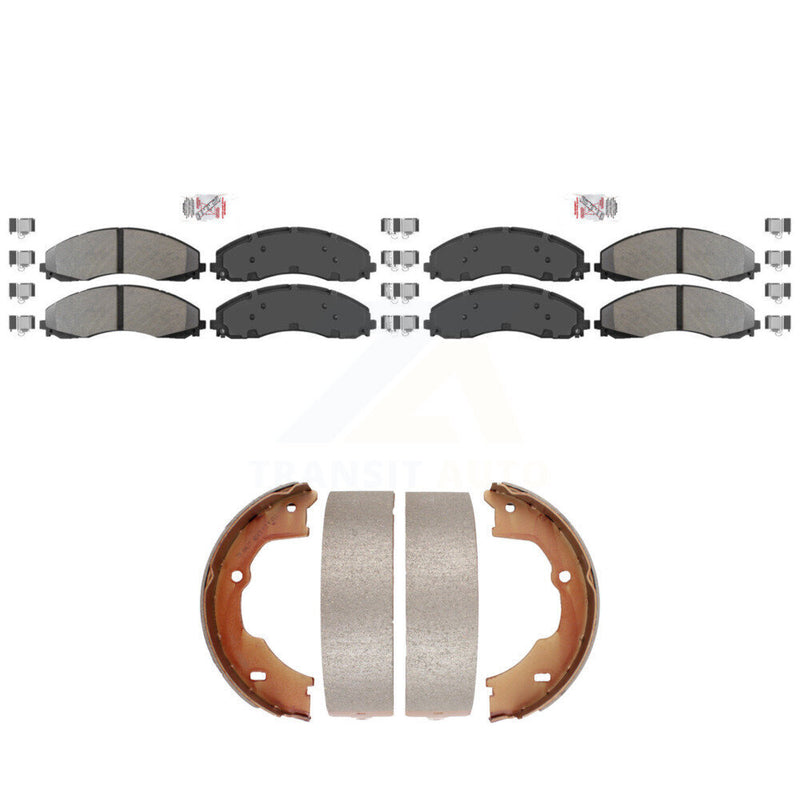 Transit Auto KNN-101364 Disc Brake Pad for 2017-2022 Ford F-600 Super Duty, Ford F-450 Super Duty, Ford F-550 Super Duty - Front and Rear