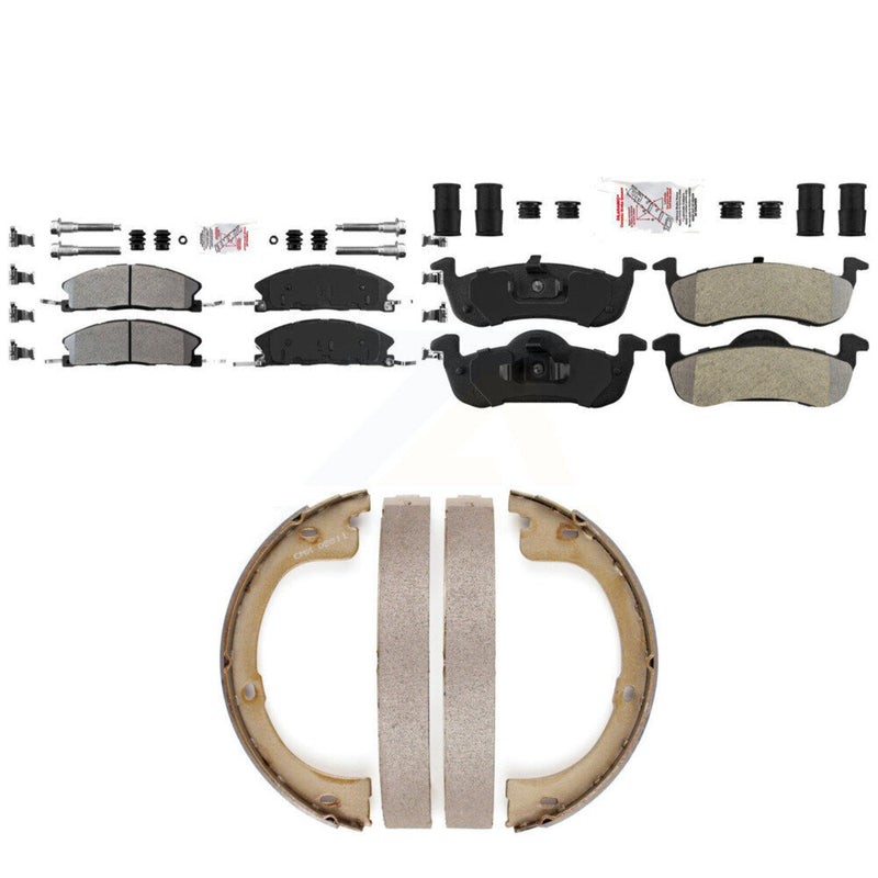 Transit Auto KNN-101367 Disc Brake Pad for 2017-2019 Lincoln MKT - Front and Rear