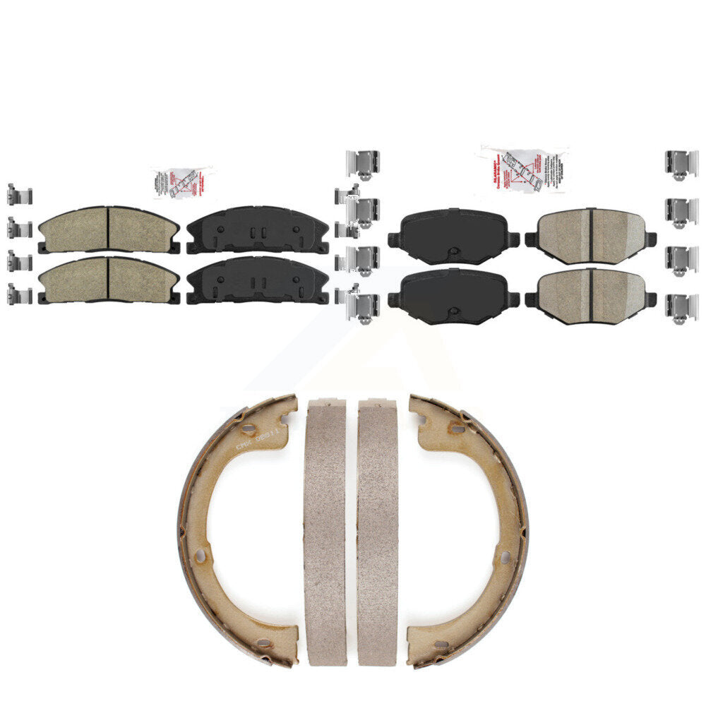 Transit Auto KNN-101368 Disc Brake Pad for 2017-2019 Lincoln MKT - Front and Rear