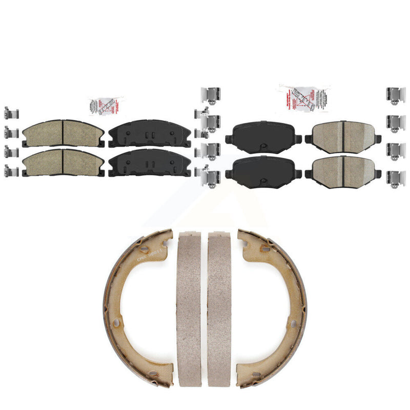 Transit Auto KNN-101368 Disc Brake Pad for 2017-2019 Lincoln MKT - Front and Rear