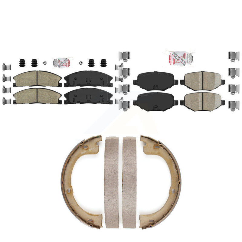 Transit Auto KNN-101369 Disc Brake Pad for 2017-2019 Lincoln MKT - Front and Rear