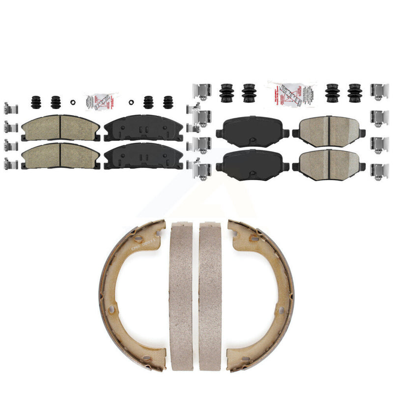 Transit Auto KNN-101372 Disc Brake Pad for 2017-2019 Lincoln MKT - Front and Rear