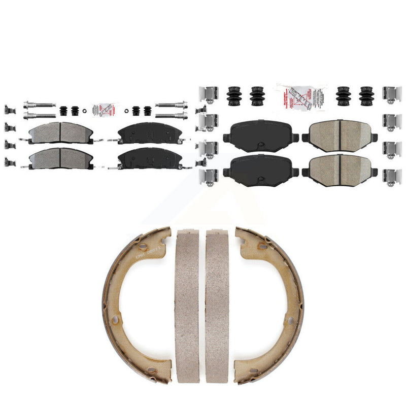 Transit Auto KNN-101373 Disc Brake Pad for 2017-2019 Lincoln MKT - Front and Rear