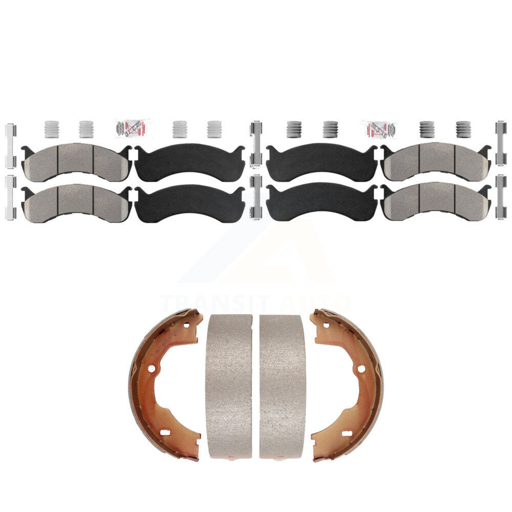 Transit Auto KNN-101380 Disc Brake Pad for 2016-2020 Ford F-59 Commercial Stripped Chassis - Front and Rear
