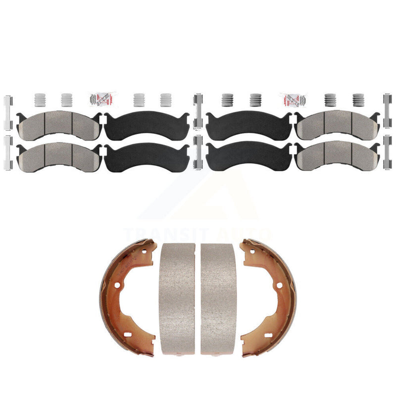 Transit Auto KNN-101380 Disc Brake Pad for 2016-2020 Ford F-59 Commercial Stripped Chassis - Front and Rear