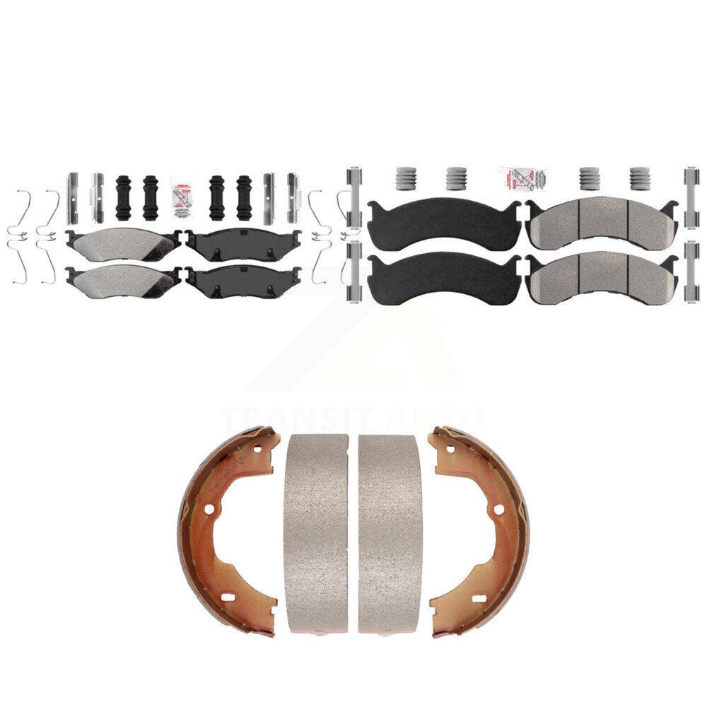 Transit Auto KNN-101382 Disc Brake Pad for 2016-2018 Ford F-59 Commercial Stripped Chassis - Front and Rear