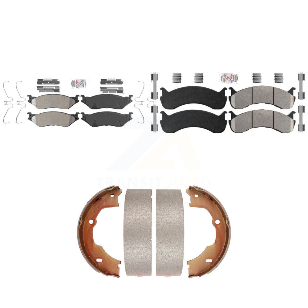 Transit Auto KNN-101383 Disc Brake Pad for 2016-2018 Ford F-59 Commercial Stripped Chassis - Front and Rear