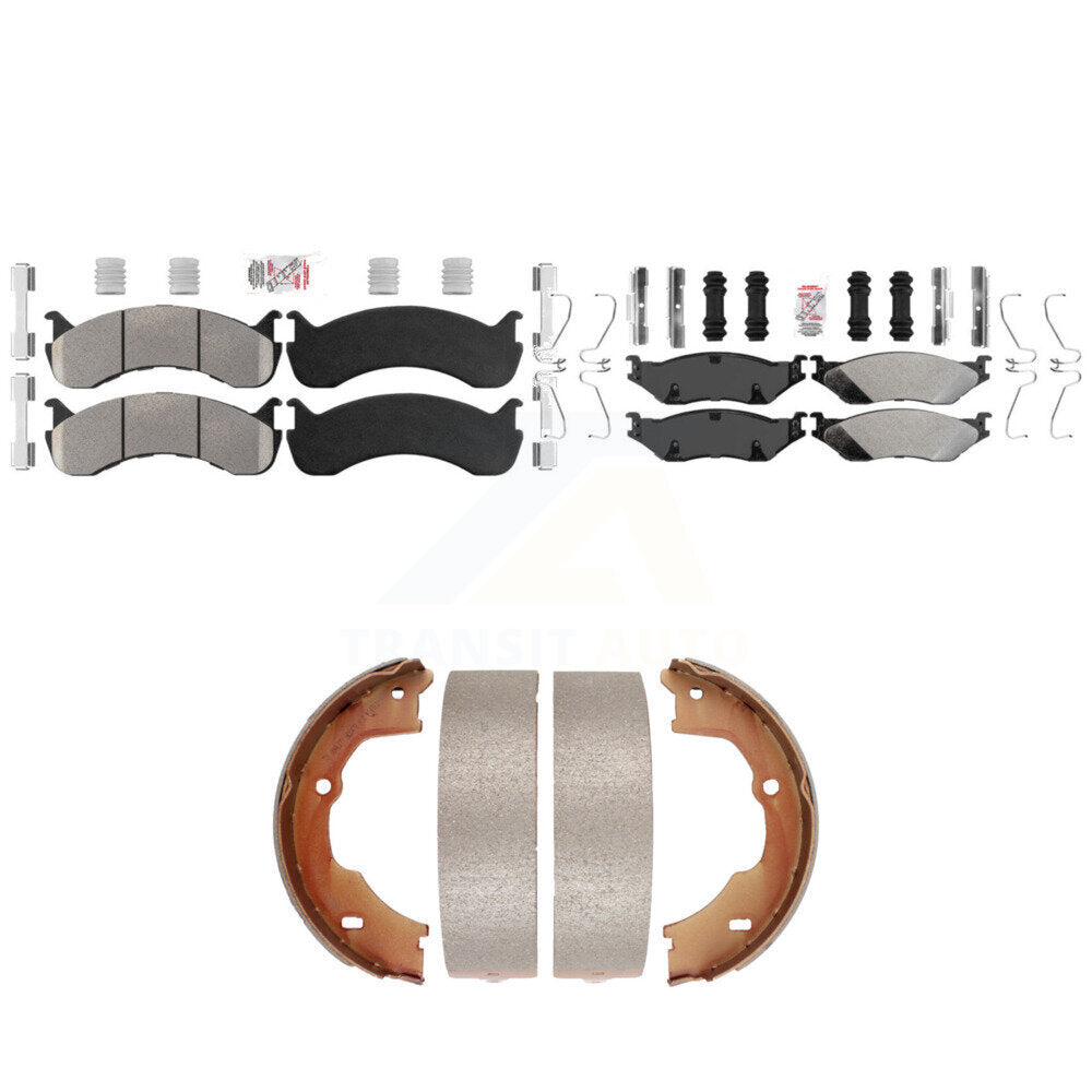 Transit Auto KNN-101384 Disc Brake Pad for 2016-2018 Ford F-59 Commercial Stripped Chassis - Front and Rear