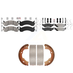 Transit Auto KNN-101384 Disc Brake Pad for 2016-2018 Ford F-59 Commercial Stripped Chassis - Front and Rear
