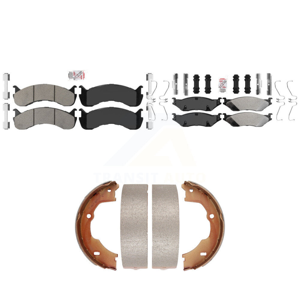 Transit Auto KNN-101385 Disc Brake Pad for 2016-2018 Ford F-59 Commercial Stripped Chassis - Front and Rear