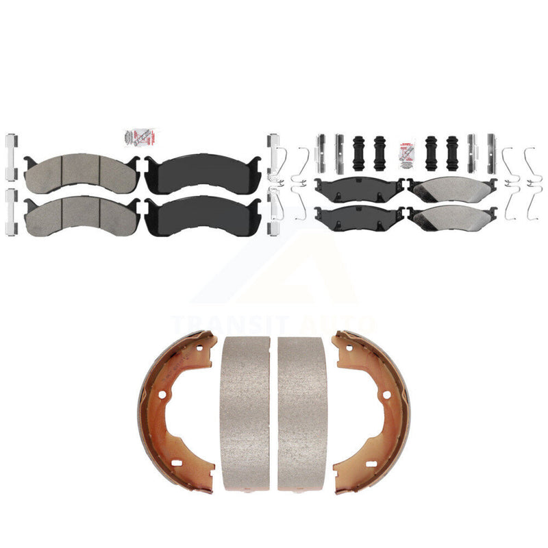 Transit Auto KNN-101385 Disc Brake Pad for 2016-2018 Ford F-59 Commercial Stripped Chassis - Front and Rear