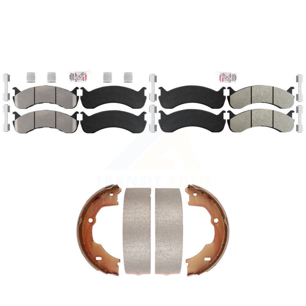 Transit Auto KNN-101386 Disc Brake Pad for 2016-2020 Ford F-59 Commercial Stripped Chassis - Front and Rear