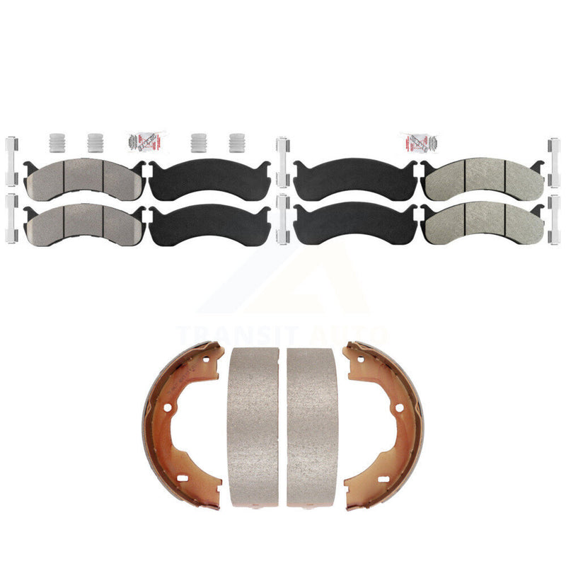 Transit Auto KNN-101386 Disc Brake Pad for 2016-2020 Ford F-59 Commercial Stripped Chassis - Front and Rear