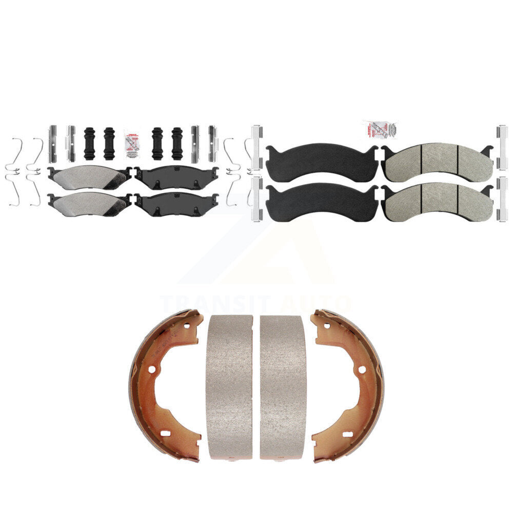 Transit Auto KNN-101388 Disc Brake Pad for 2016-2018 Ford F-59 Commercial Stripped Chassis - Front and Rear