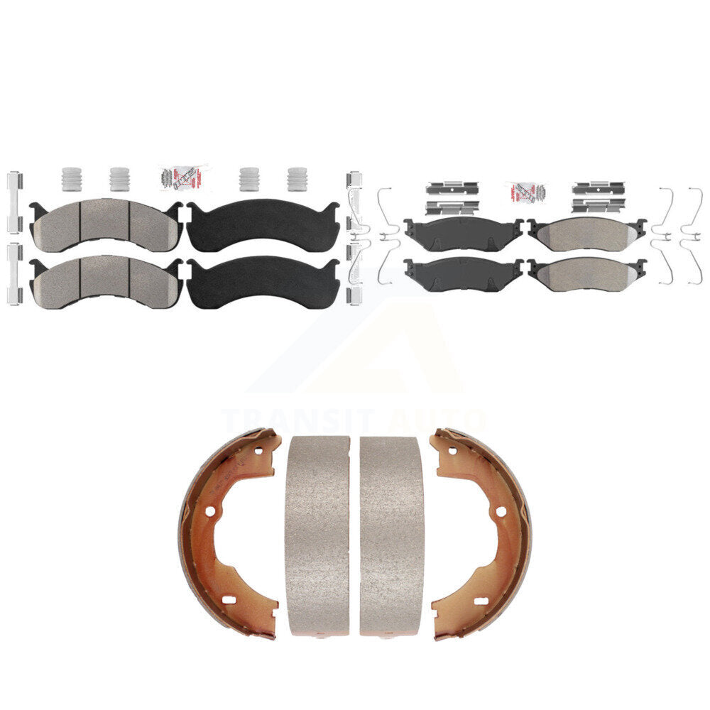 Transit Auto KNN-101390 Disc Brake Pad for 2016-2018 Ford F-59 Commercial Stripped Chassis - Front and Rear