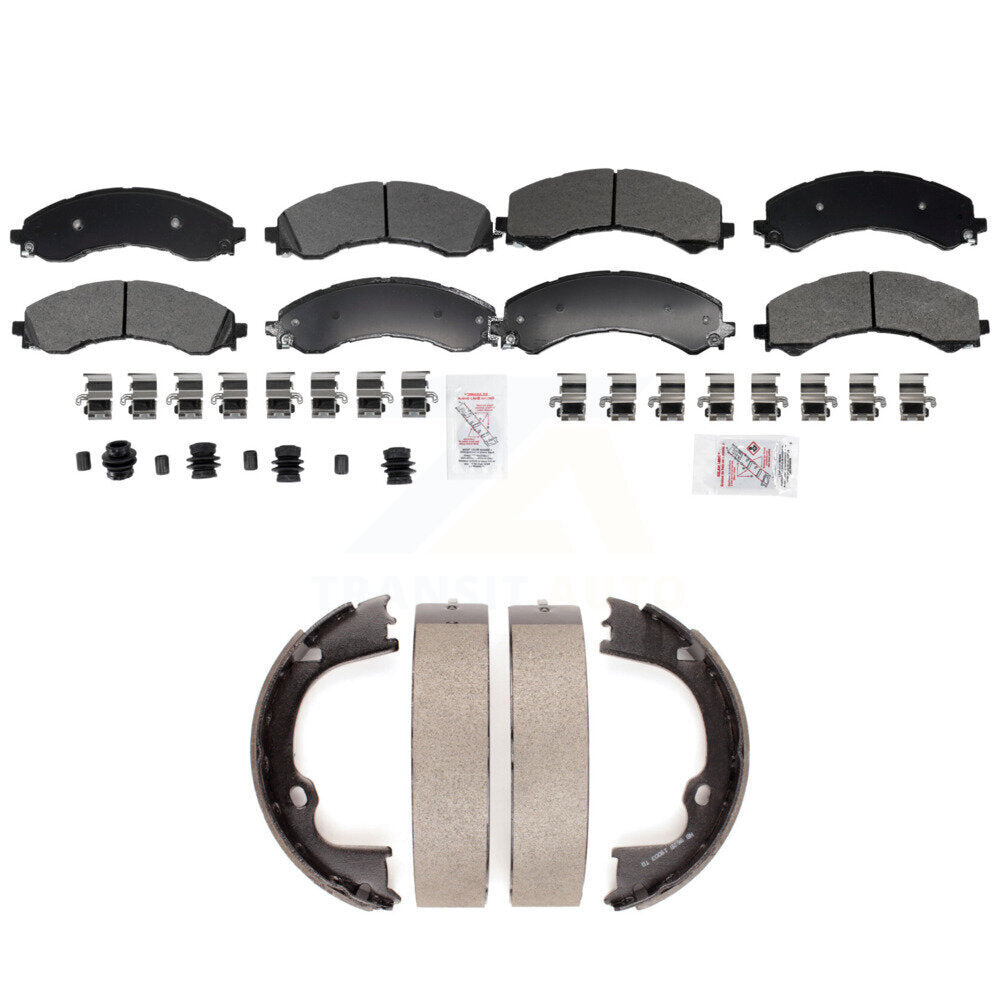 Transit Auto KNN-101398 Disc Brake Pad for 2021-2024 Chevrolet Express 2500, GMC Savana 2500 - Front and Rear