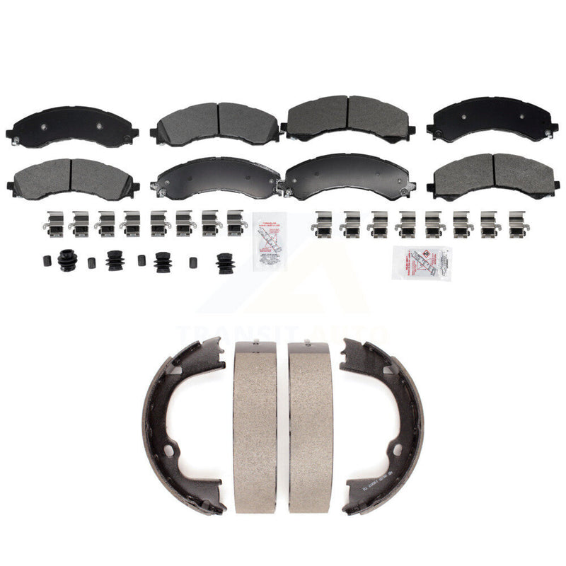 Transit Auto KNN-101398 Disc Brake Pad for 2021-2024 Chevrolet Express 2500, GMC Savana 2500 - Front and Rear