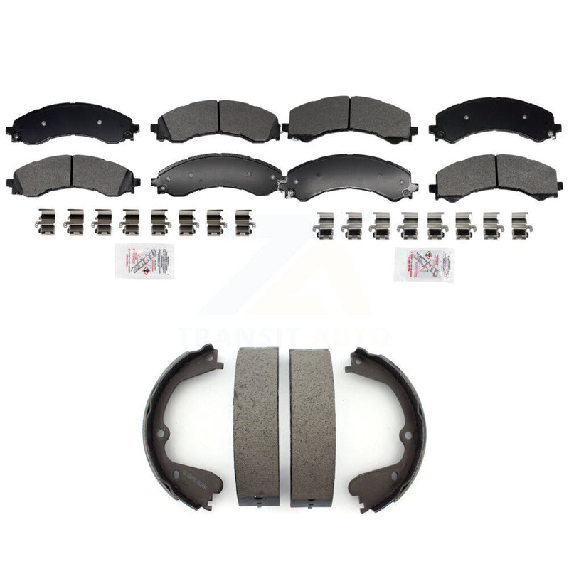 Transit Auto KNN-101401 Disc Brake Pad for 2021-2023 Chevrolet Express 3500, GMC Savana 3500 and More - Front and Rear