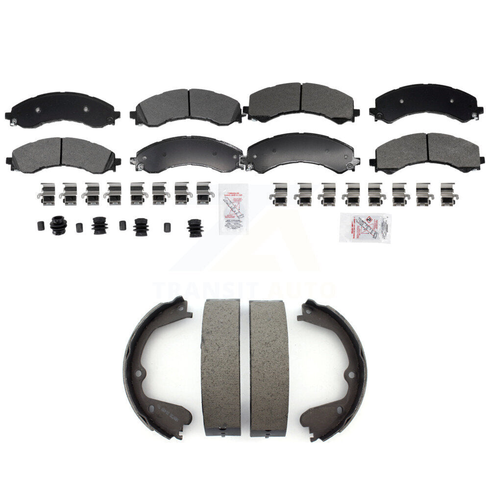 Transit Auto KNN-101402 Disc Brake Pad for 2021-2023 Chevrolet Express 3500, GMC Savana 3500 and More - Front and Rear