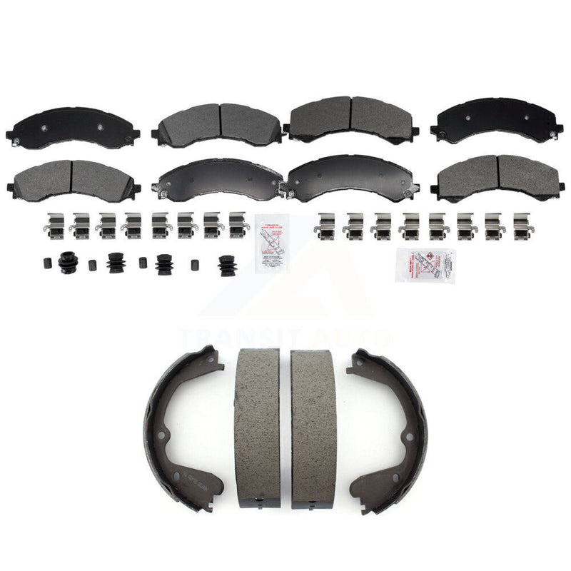 Transit Auto KNN-101402 Disc Brake Pad for 2021-2023 Chevrolet Express 3500, GMC Savana 3500 and More - Front and Rear