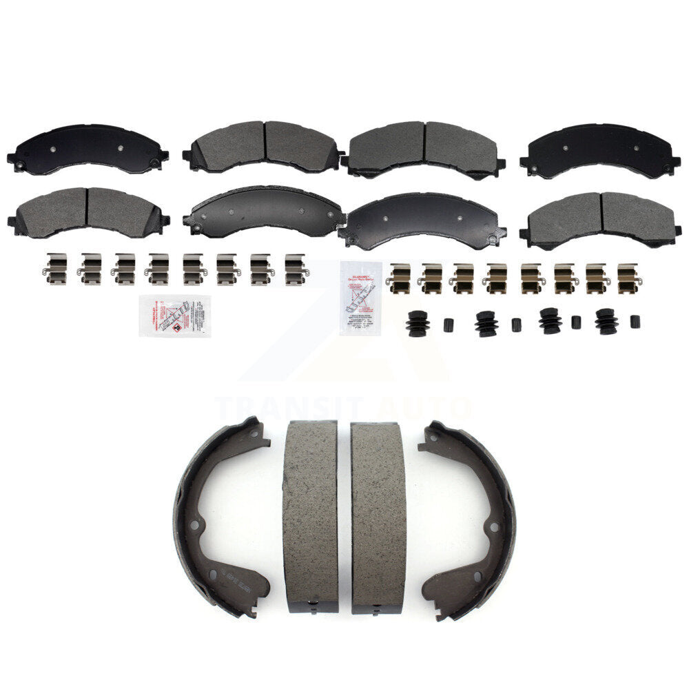 Transit Auto KNN-101403 Disc Brake Pad for 2021-2023 Chevrolet Express 3500, GMC Savana 3500 and More - Front and Rear