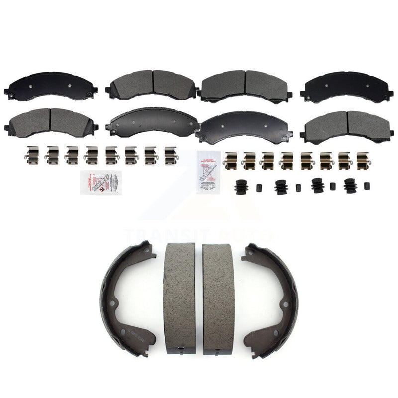 Transit Auto KNN-101403 Disc Brake Pad for 2021-2023 Chevrolet Express 3500, GMC Savana 3500 and More - Front and Rear