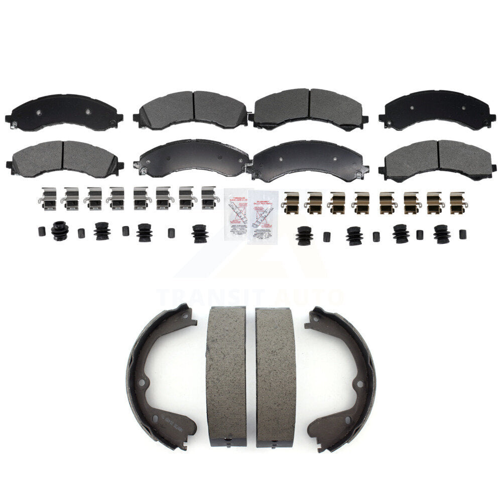 Transit Auto KNN-101404 Disc Brake Pad for 2021-2023 Chevrolet Express 3500, GMC Savana 3500 and More - Front and Rear