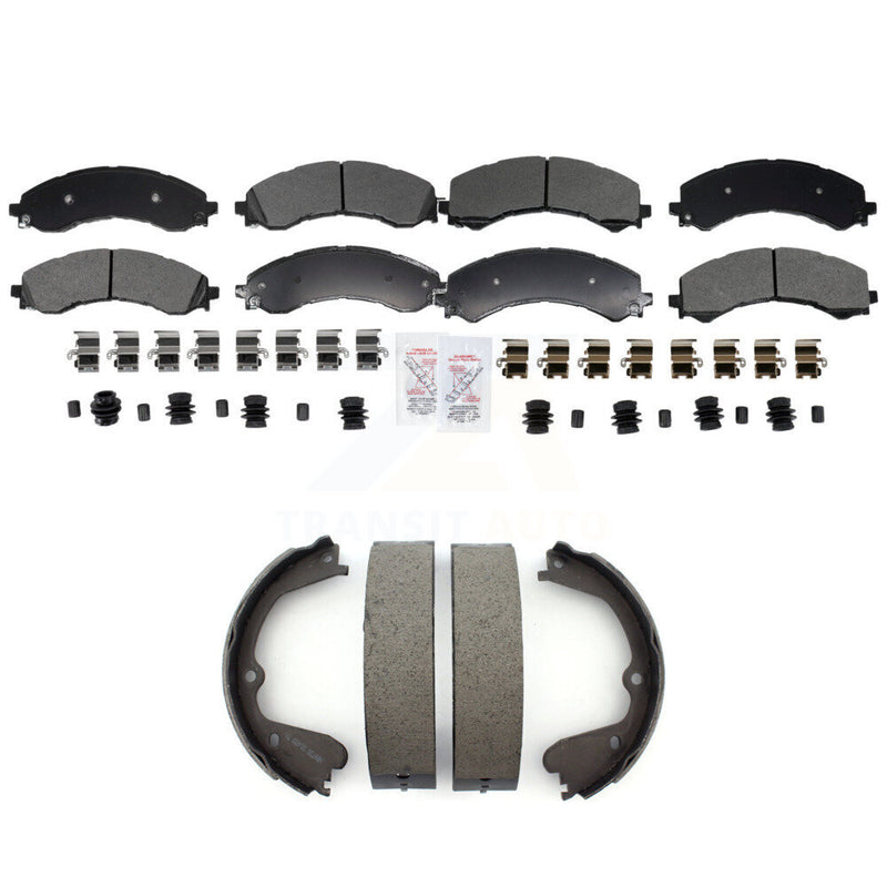 Transit Auto KNN-101404 Disc Brake Pad for 2021-2023 Chevrolet Express 3500, GMC Savana 3500 and More - Front and Rear