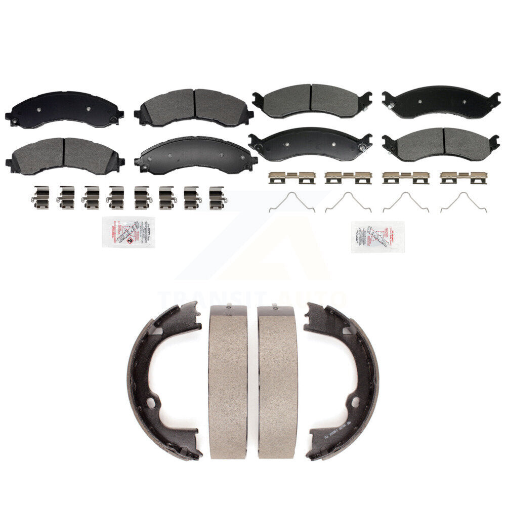 Transit Auto KNN-101405 Disc Brake Pad for 2021-2024 Chevrolet Express 2500, Chevrolet Express 3500 and More - Front and Rear