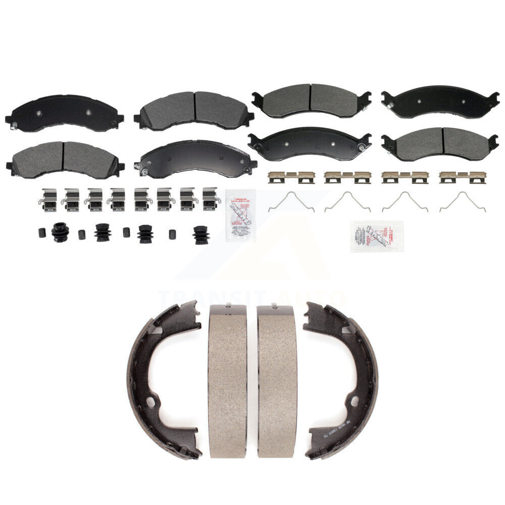 Transit Auto KNN-101406 Disc Brake Pad for 2021-2024 Chevrolet Express 2500, Chevrolet Express 3500 and More - Front and Rear