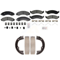 Transit Auto KNN-101406 Disc Brake Pad for 2021-2024 Chevrolet Express 2500, Chevrolet Express 3500 and More - Front and Rear