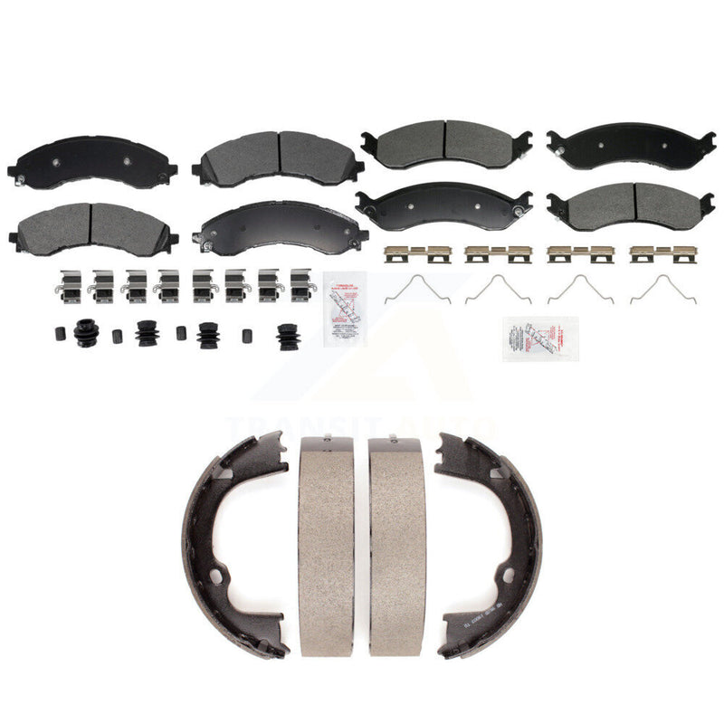 Transit Auto KNN-101406 Disc Brake Pad for 2021-2024 Chevrolet Express 2500, Chevrolet Express 3500 and More - Front and Rear
