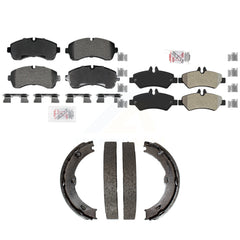 Transit Auto KNN-101407 Disc Brake Pad for 2007-2014 Freightliner Sprinter 3500, Dodge Sprinter 3500 - Front and Rear