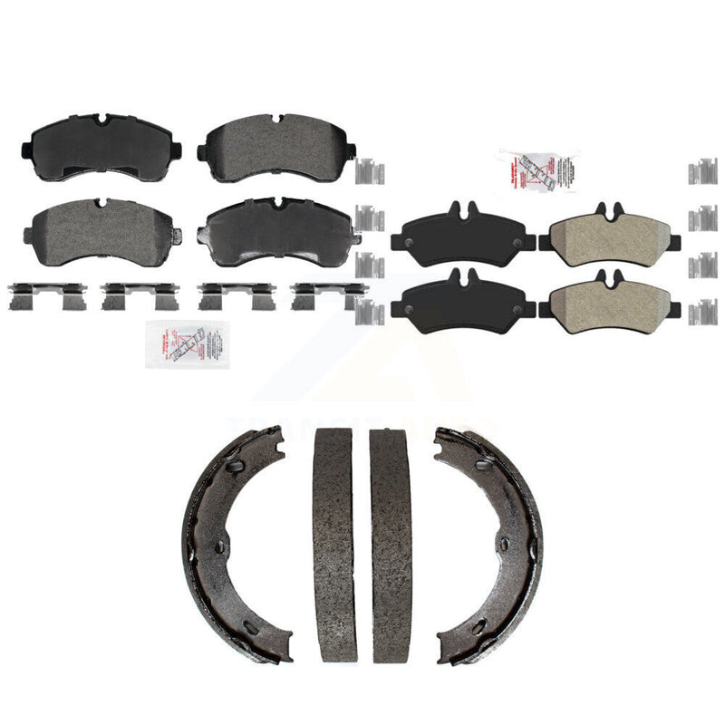 Transit Auto KNN-101407 Disc Brake Pad for 2007-2014 Freightliner Sprinter 3500, Dodge Sprinter 3500 - Front and Rear
