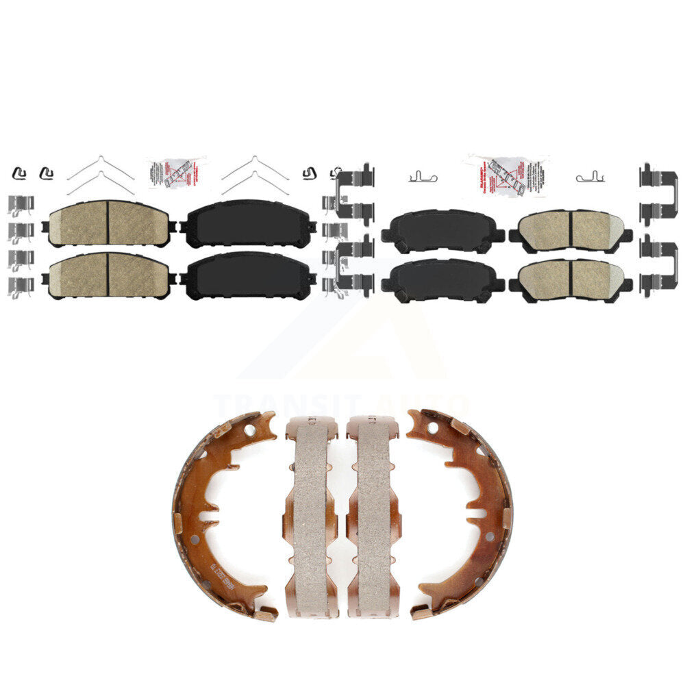 Transit Auto KNN-101411 Disc Brake Pad for 2008-2013 Toyota Highlander - Front and Rear