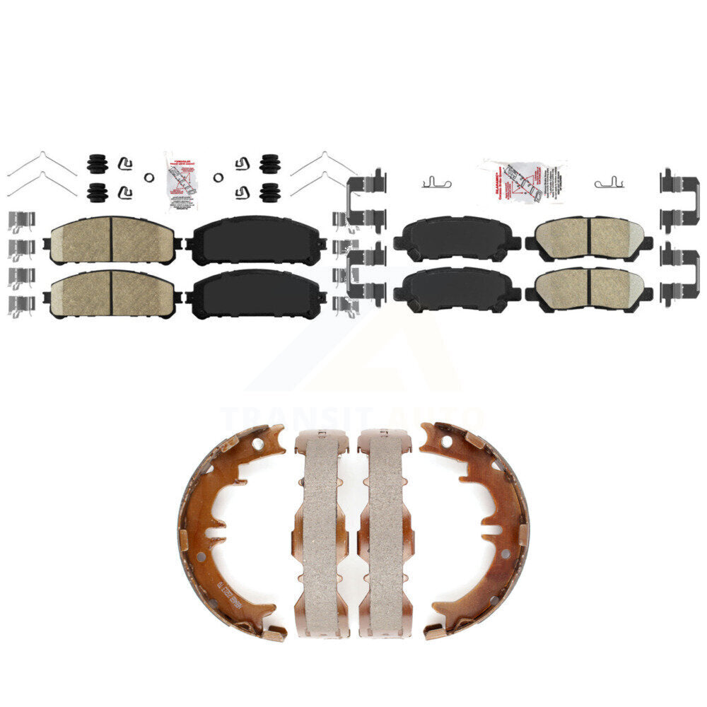 Transit Auto KNN-101412 Disc Brake Pad for 2008-2013 Toyota Highlander - Front and Rear
