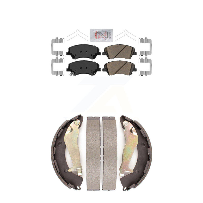 Transit Auto KNN-101414 Disc Brake Pad for 2018-2023 Kia Rio, Hyundai Accent - Front and Rear