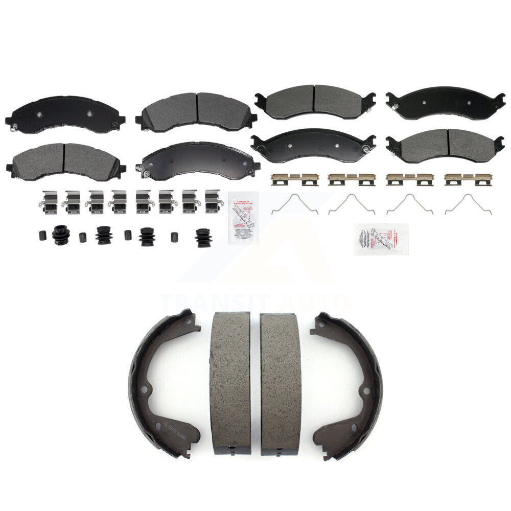 Transit Auto KNN-101417 Disc Brake Pad for 2021-2022 Chevrolet Express 4500, GMC Savana 4500 - Front and Rear