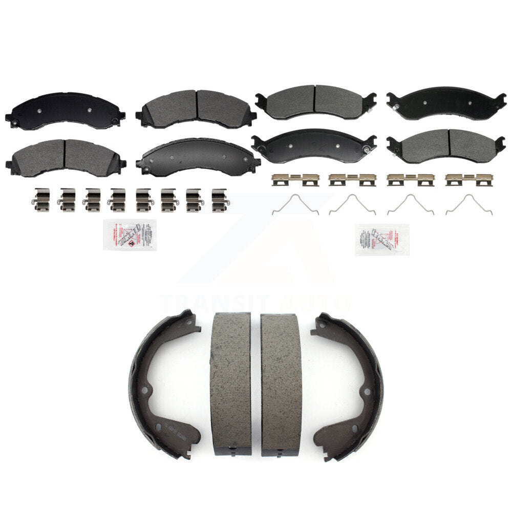 Transit Auto KNN-101418 Disc Brake Pad for 2021-2022 Chevrolet Express 4500, GMC Savana 4500 - Front and Rear