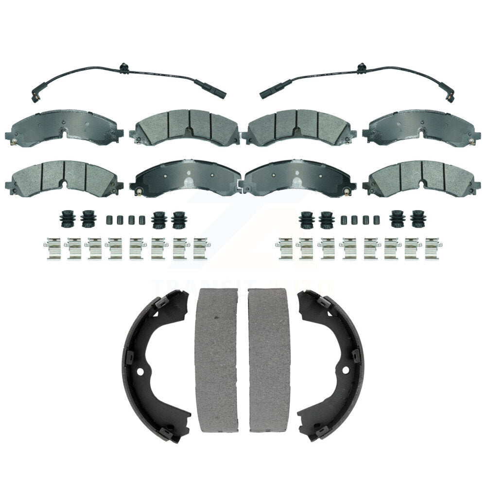 Transit Auto KNN-101419 Disc Brake Pad for 2020-2024 Chevrolet Silverado 3500 HD, Chevrolet Silverado 2500 HD and More - Front and Rear
