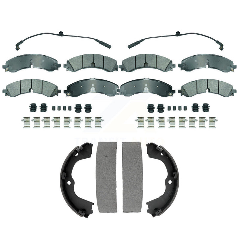 Transit Auto KNN-101419 Disc Brake Pad for 2020-2024 Chevrolet Silverado 3500 HD, Chevrolet Silverado 2500 HD and More - Front and Rear